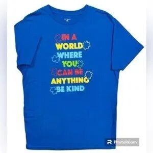 Kids Blue Graphic T-Shirt